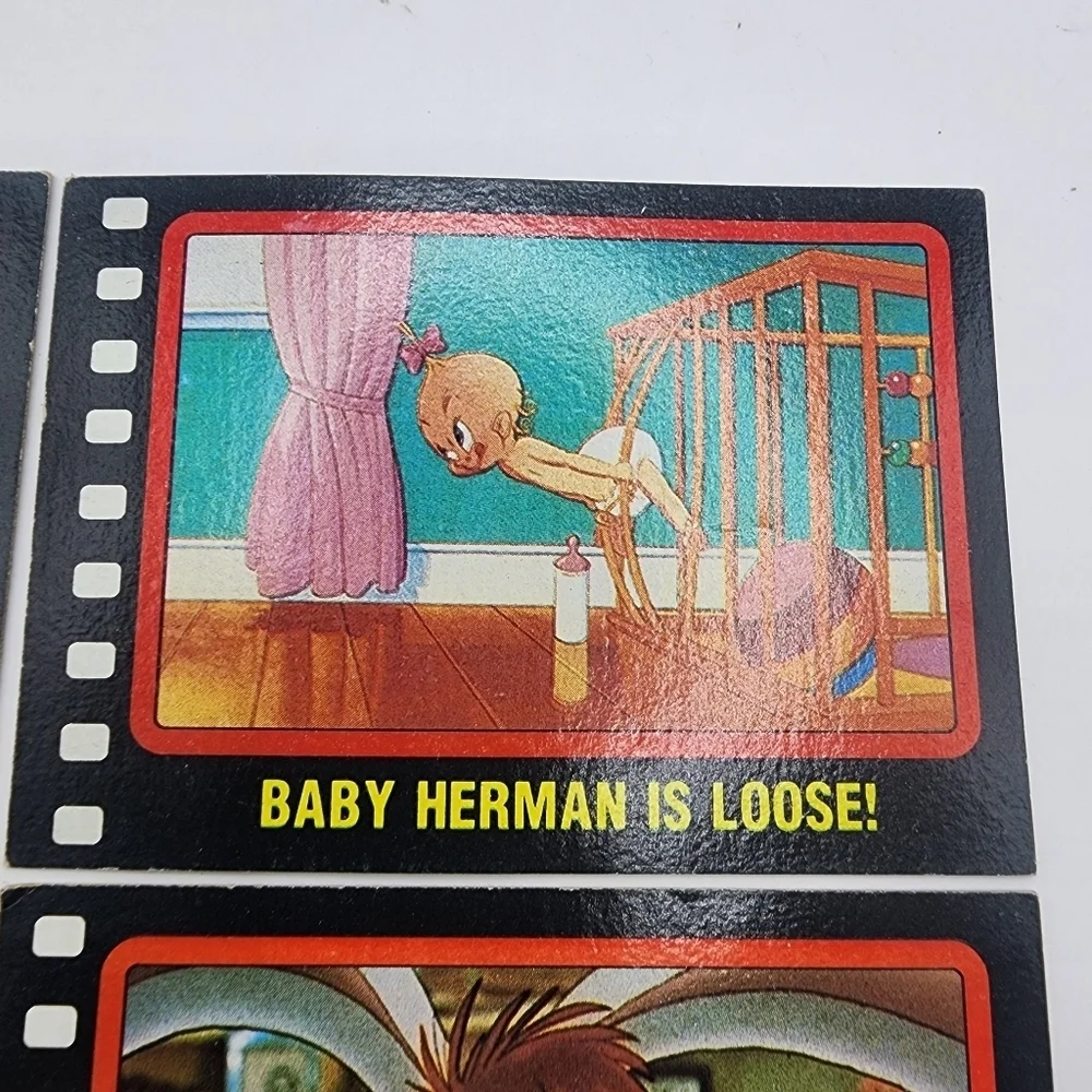 1987 Topps Who Framed Roger Rabbit Card Lot of 4